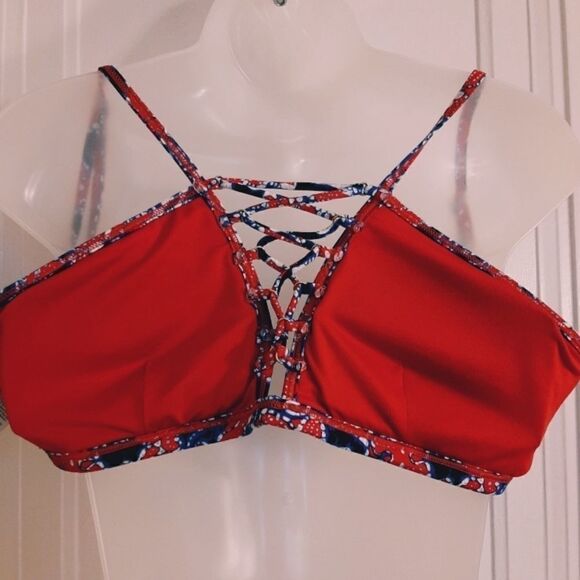 Michael Kors Angelina Lace Up Bikini Top - Picture 6 of 6